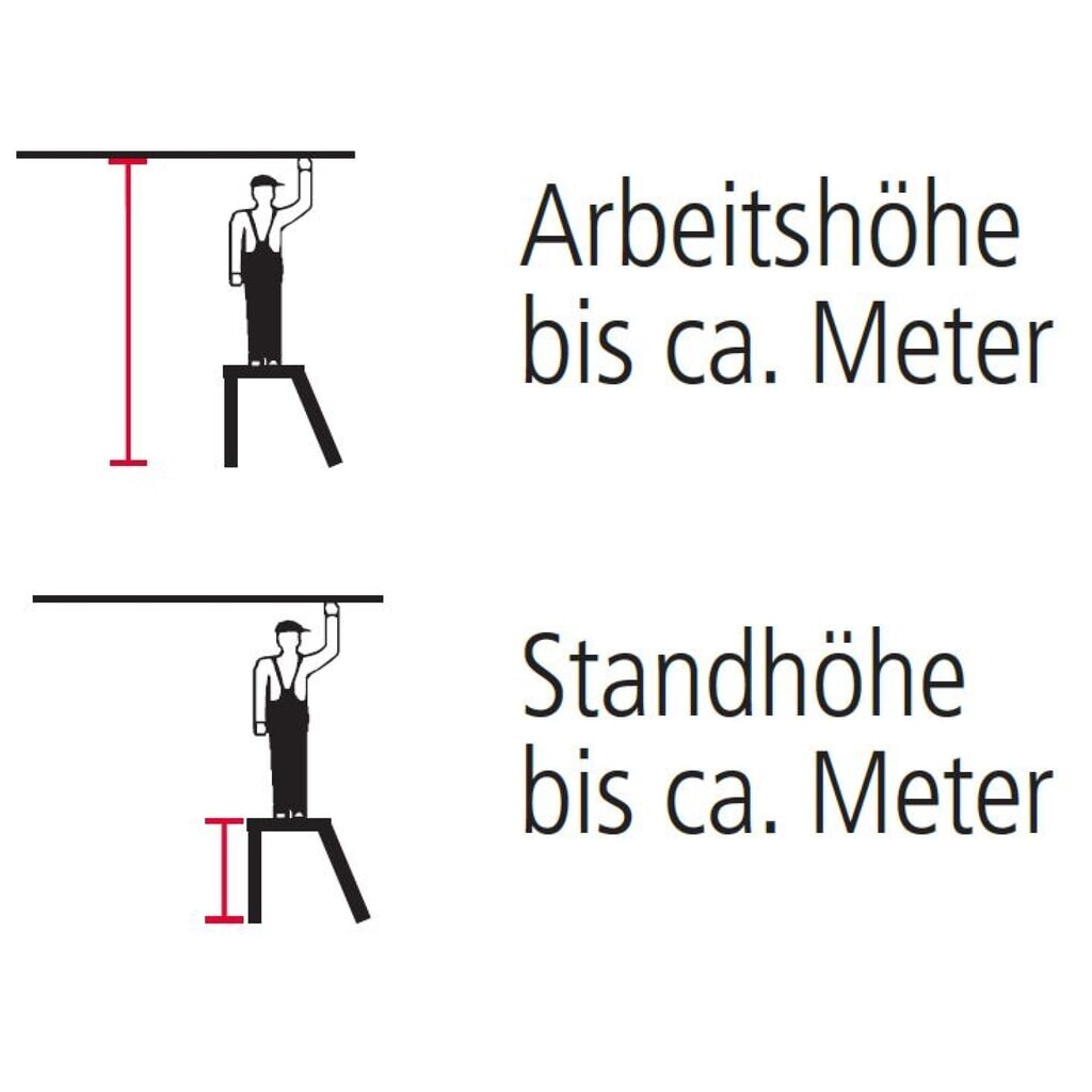 N° de l'image du produit 3 : Escabeau de montage KRAUSE® avec marches grillagées, hauteur déployée 0,40 m