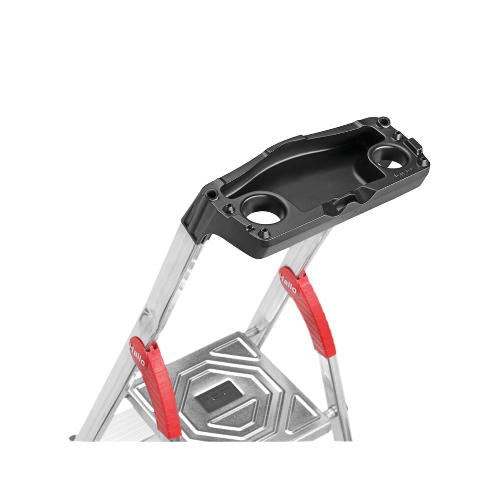 N° de l'image du produit 5 : Escabeau double à marches Hailo StandardLine, hauteur de travail 1,07 m