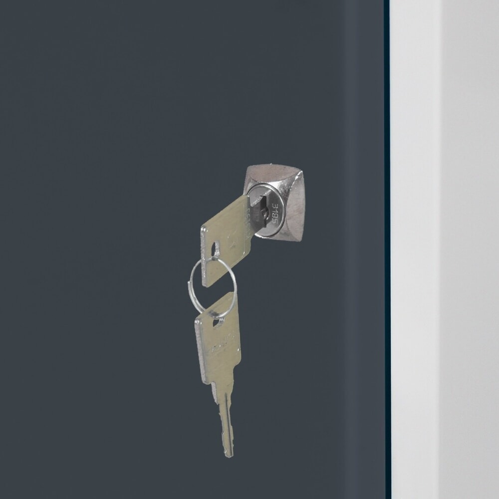 N° de l'image du produit 4 : Établi Cube Steinbock®, 1 porte, capacité de charge 300 kg, H x l x P 825 x 1 200 x 600 mm, RAL 7035/7016
