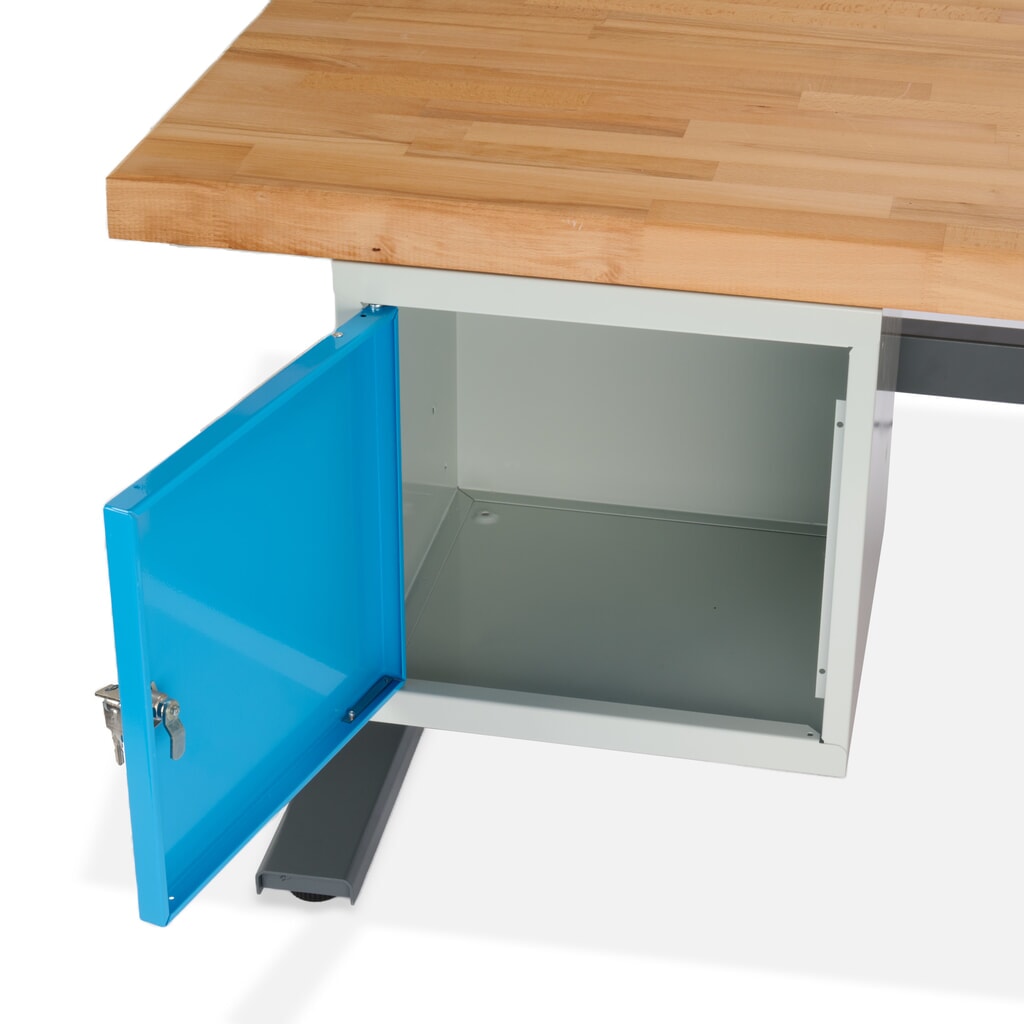 N° de l'image du produit 11 : Établi électriquement réglable en hauteur e-Adjust Steinbock®, avec caisson sous plateau, H x l x p 700-1 170 x 2 000 x 750 mm, capacité de charge 350 kg