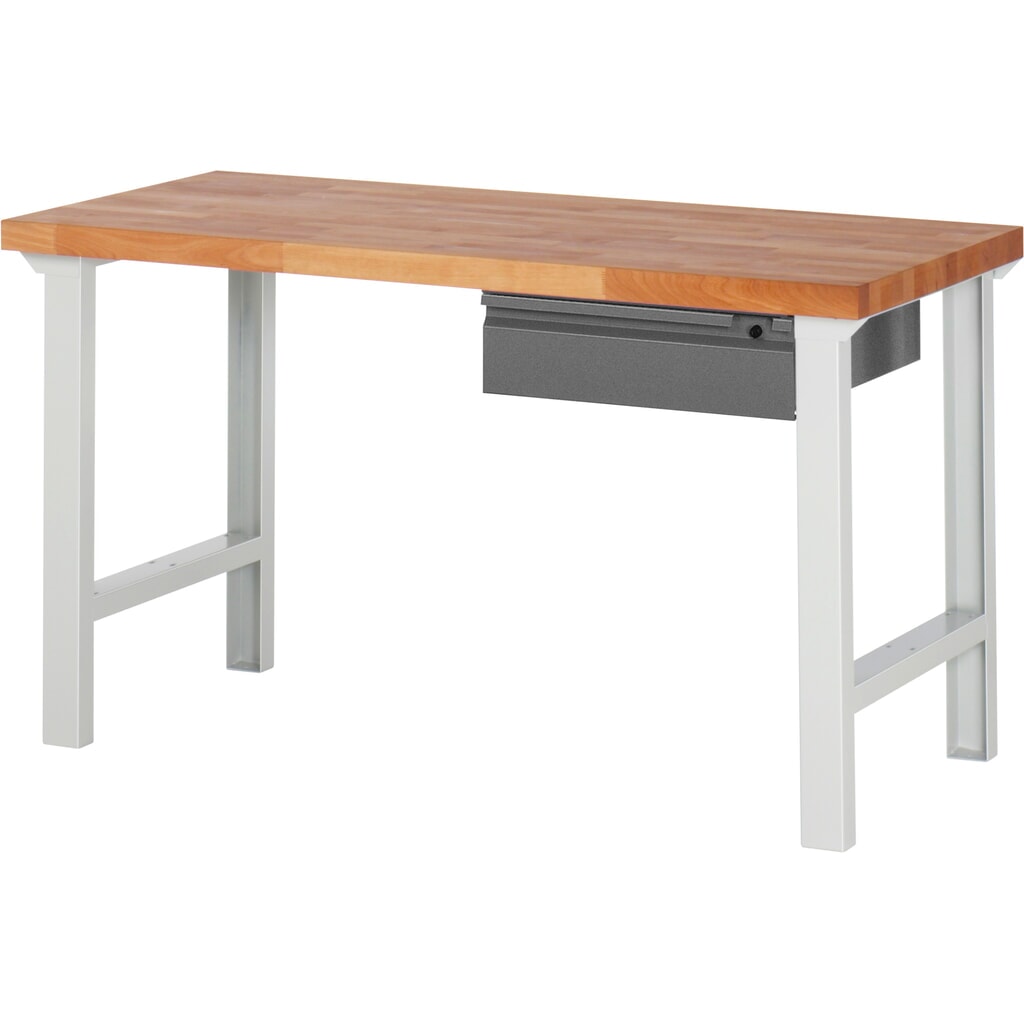 Illustration du produit: Établi Steinbock®, avec tiroir, H x l x P 840 x 1 500 x 700 mm, RAL 7035/7016