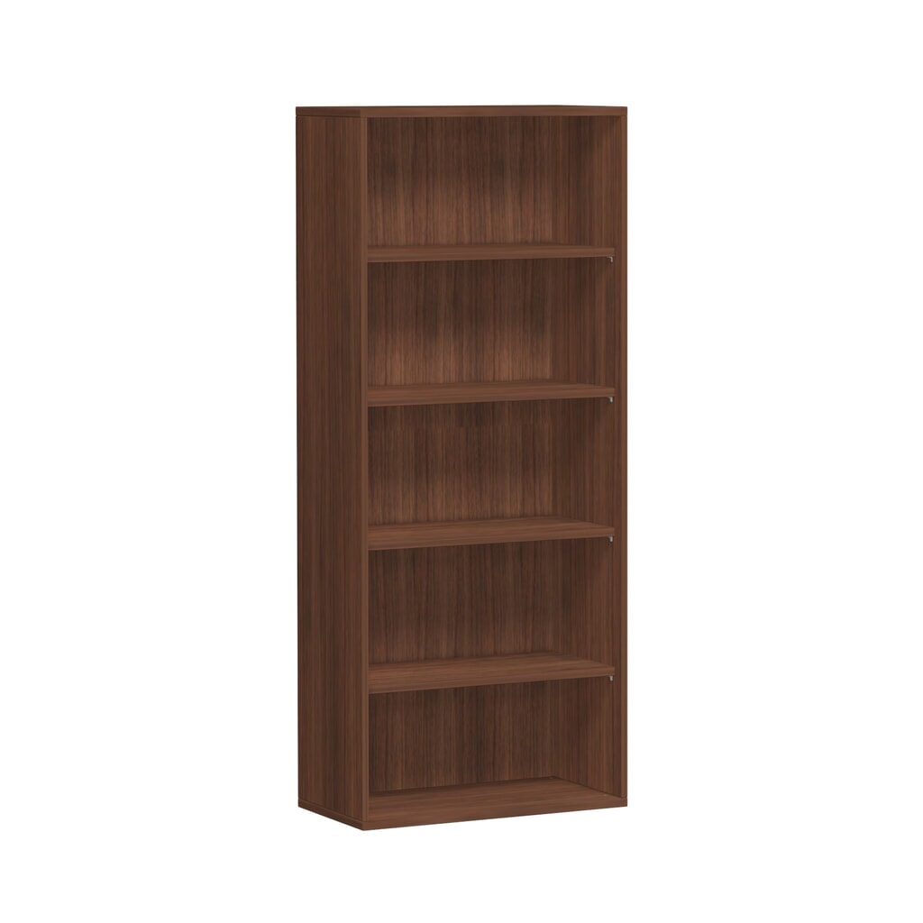 Illustration du produit: Étagère de bureau Profi, 5 hauteurs de classeurs, largeur 800 mm, noyer