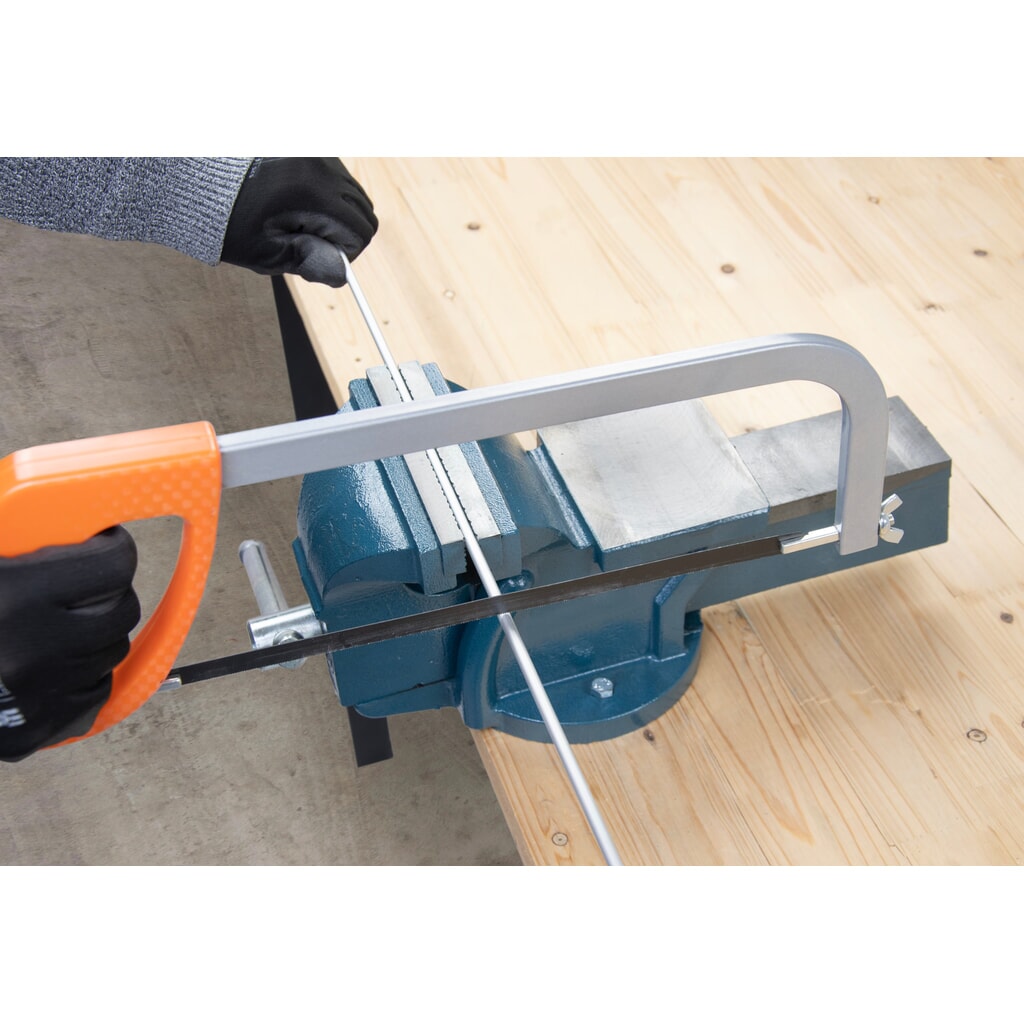 N° de l'image du produit 8 : Étau Steinbock®, fixe, en fonte robuste, largeur de mors 125 mm