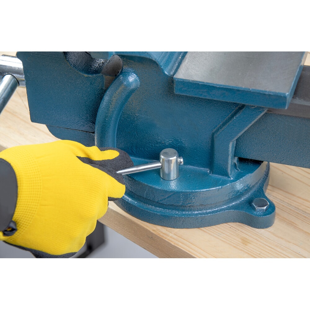 N° de l'image du produit 10 : Étau Steinbock®, rotatif et verrouillable, en fonte robuste, largeur de mors 100 mm