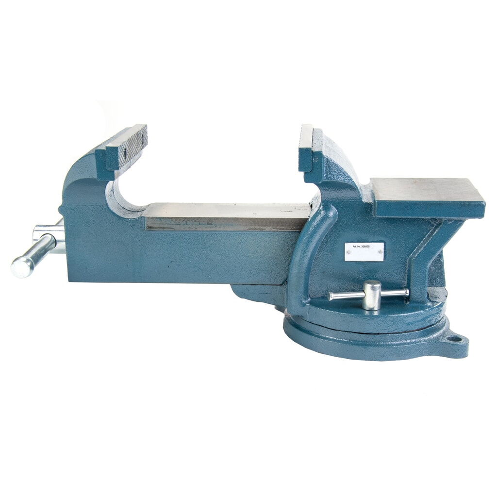 Étau Steinbock®, rotatif et verrouillable, en fonte robuste, largeur de mors 150 mm N° de l'image du produit 5 : Étau Steinbock®, rotatif et verrouillable, en fonte robuste, largeur de mors 150 mm