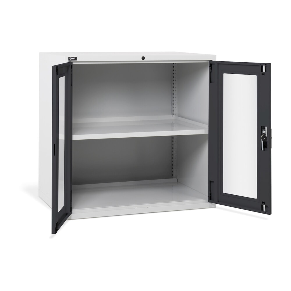 Illustration du produit: Fami MASTER Armoire avec portes battantes en polycarbonate, HxlxP 1000 x 1020 x 726 mm, gris clair, anthracite