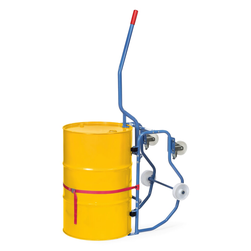 fetra® Basculeur de fûts, capacité de charge 250 kg, avec barre de levier, mobile, roues en plastique pour faire tourner le fût N° de l'image du produit 4 : fetra® Basculeur de fûts, capacité de charge 250 kg, avec barre de levier, mobile, roues en plastique pour faire tourner le fût