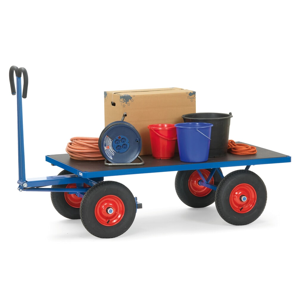 fetra® Char à bras sans ridelles, surface de chargement lxP 800 x 1 200 mm, capacité de charge 1 000 kg, pneumatiques gonflables N° de l'image du produit 2 : fetra® Char à bras sans ridelles, surface de chargement lxP 800 x 1 200 mm, capacité de charge 1 000 kg, pneumatiques gonflables