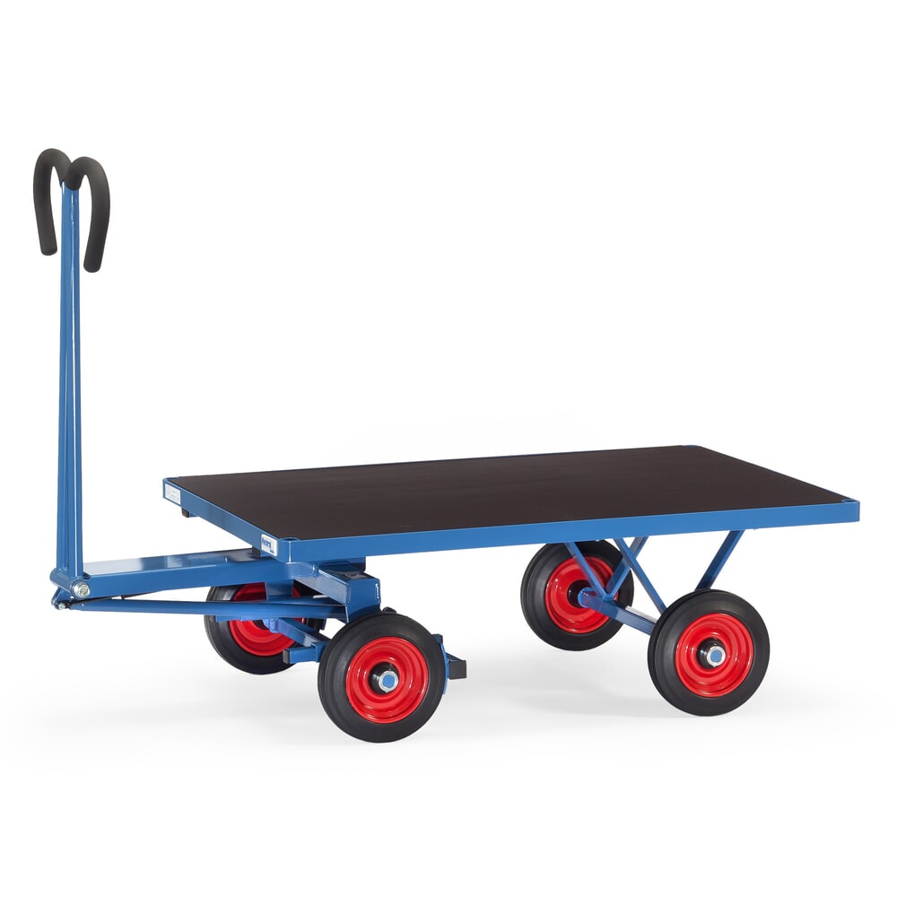 Illustration du produit: fetra® Char à bras sans ridelles, surface de chargement lxP 800 x 1 200 mm, capacité de charge 700 kg, pneumatiques à bandage pleins