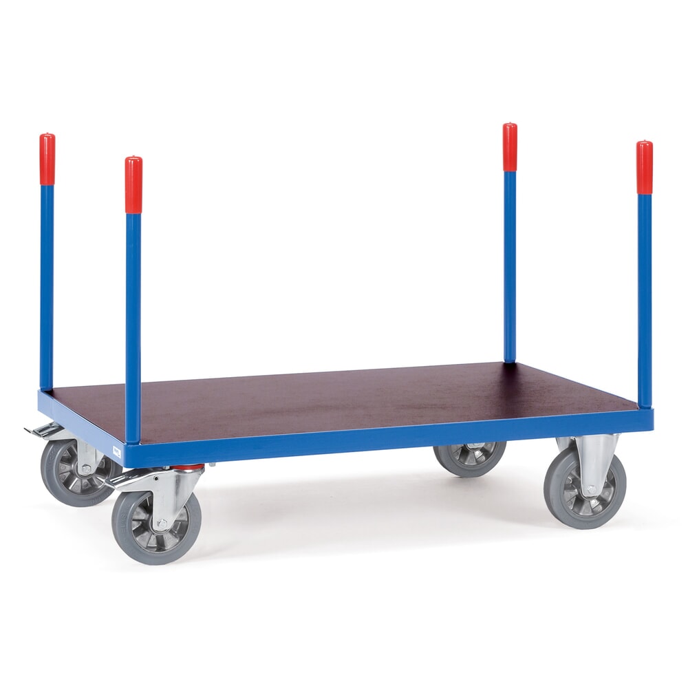 Illustration du produit: fetra® Chariot à plate-forme pour charges lourdes, avec ranchers, surface de chargement 700 x 1 000 mm