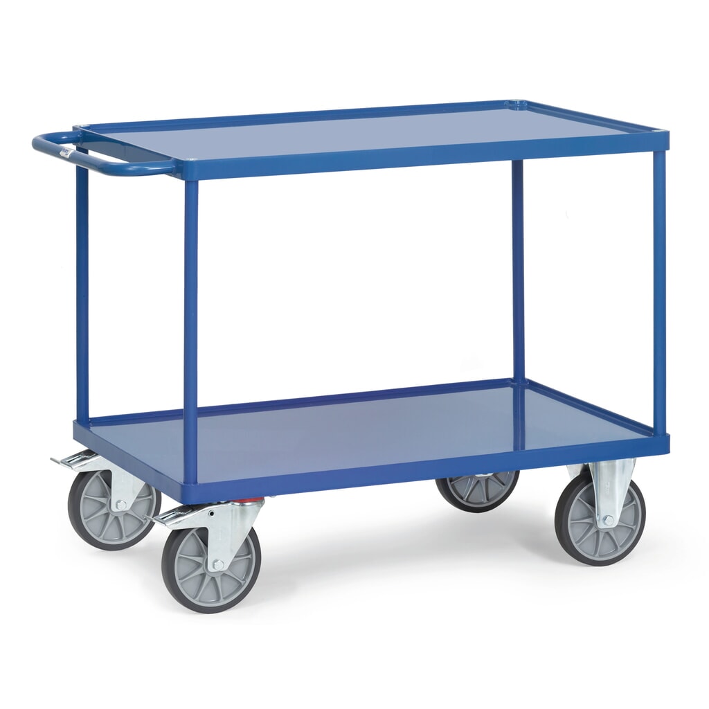fetra® Servante et chariot de montage avec bacs en tôle d’acier, surface de chargement 1 000 x 600 mm Illustration du produit: fetra® Servante et chariot de montage avec bacs en tôle d’acier, surface de chargement 1 000 x 600 mm