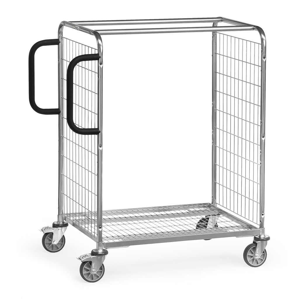 Illustration du produit: Chariot de préparation de commandes fetra®, haut. x larg. x prof. 1 225 x 690 x 1 091 mm, capacité de charge 300 kg