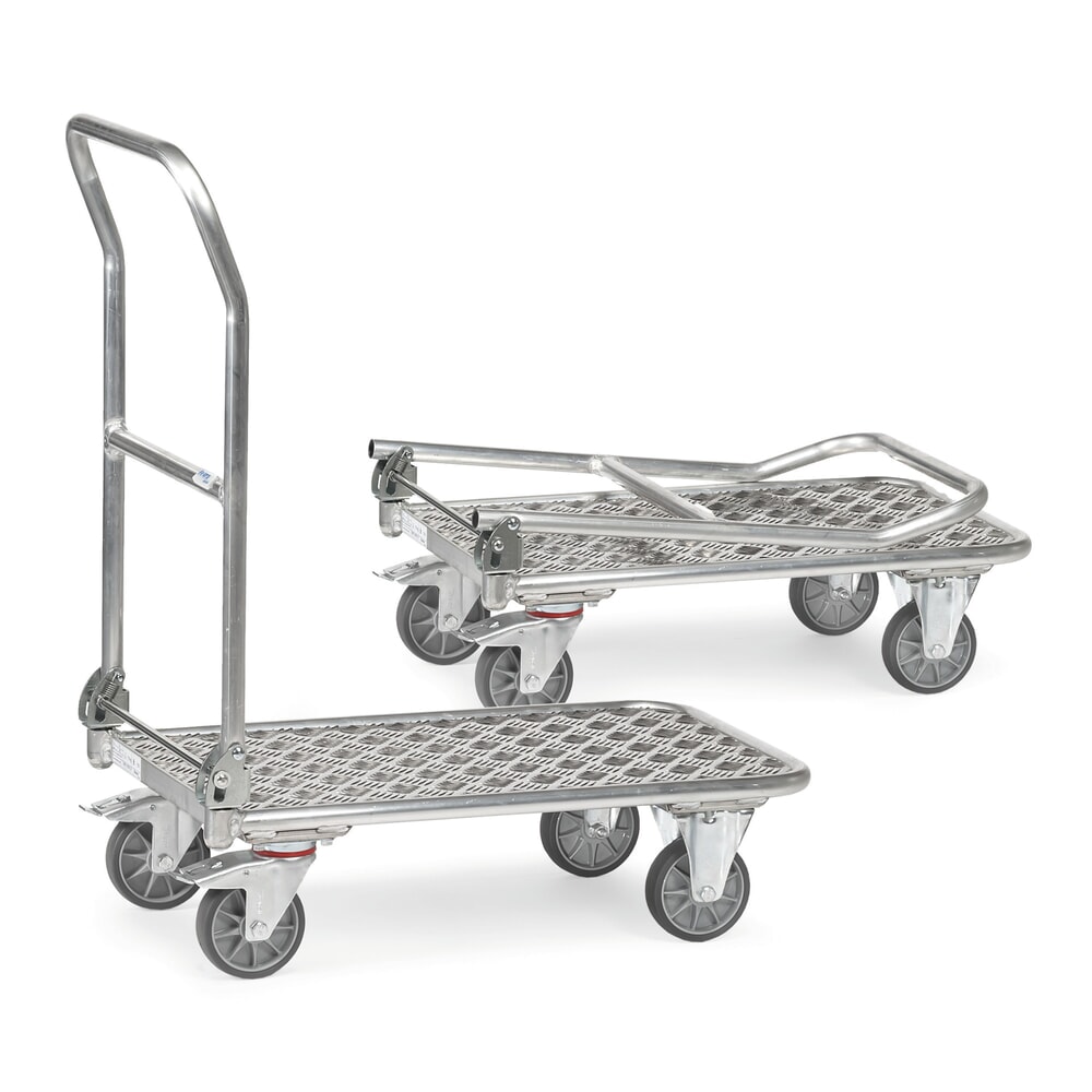 Illustration du produit: fetra® Chariot de transport en aluminium, surface de chargement lxP 450 x 720 mm