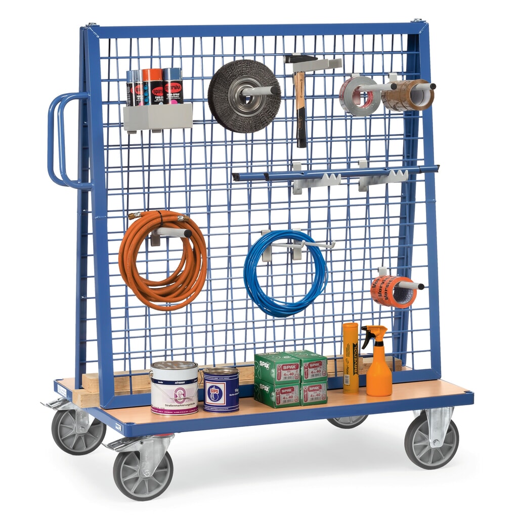 fetra® Chariot porte-outils, à deux côtés, capacité de charge 600 kg N° de l'image du produit 2 : fetra® Chariot porte-outils, à deux côtés, capacité de charge 600 kg