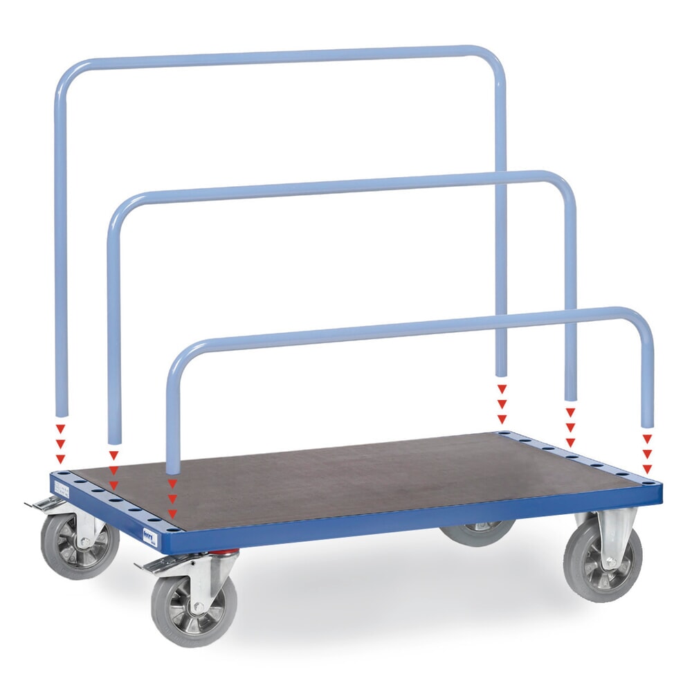 Illustration du produit: fetra® Chariot porte-panneaux, sans arceaux, surface de chargement lxP 1 200 x 800 mm, capacité de charge 1 200 kg