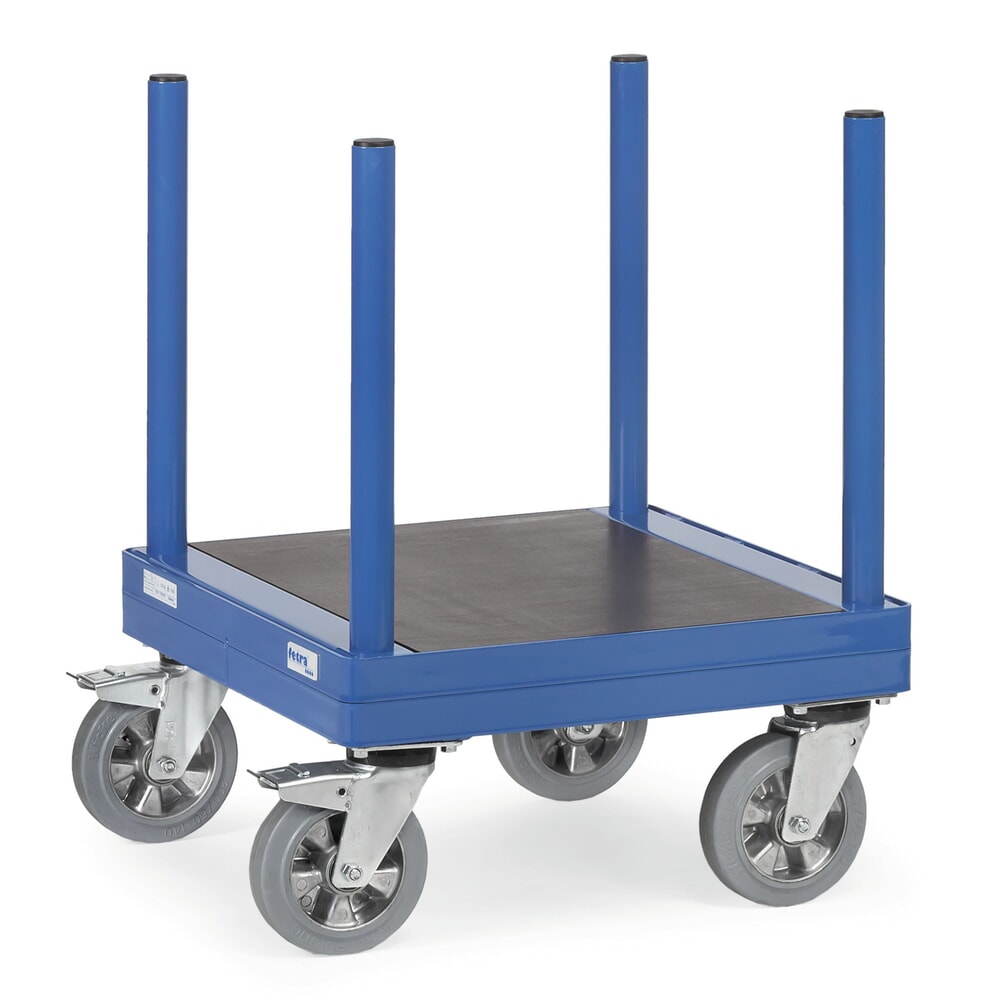 Illustration du produit: Chariot pour matériaux longs fetra®, galet, capacité de charge 1 500 kg, plate-forme de chargement l x P 510 x 510 mm