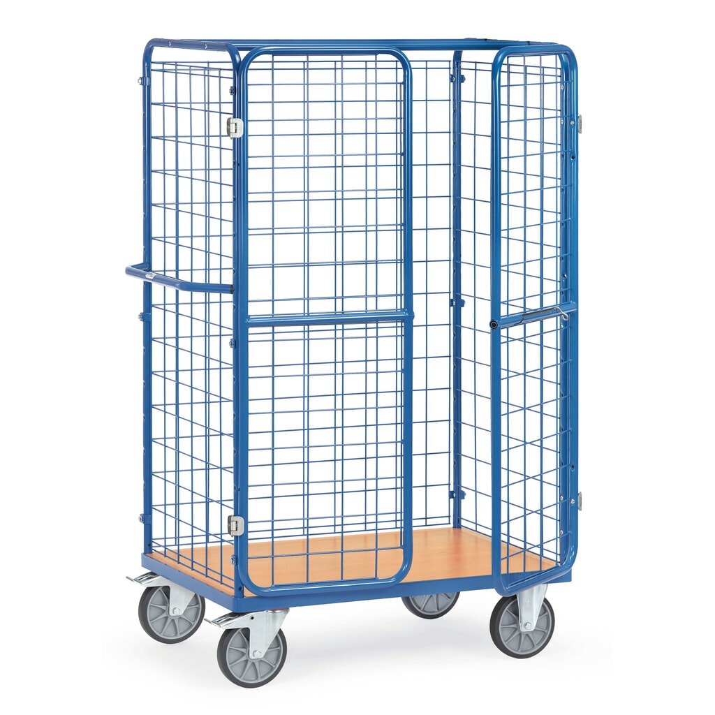 fetra® Chariot à colis, capacité de charge 600 kg, surface de chargement lxP 1 200 x 800 mm, hauteur 1 800 mm Illustration du produit: fetra® Chariot à colis, capacité de charge 600 kg, surface de chargement lxP 1 200 x 800 mm, hauteur 1 800 mm
