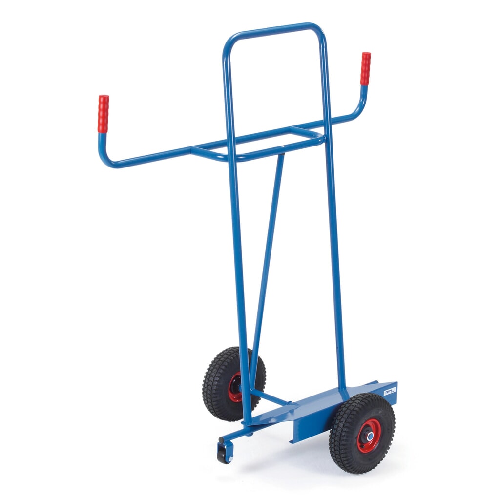 Illustration du produit: fetra® Diable porte-panneaux, capacité de charge 400 kg, pneumatiques à bandage plein, standard