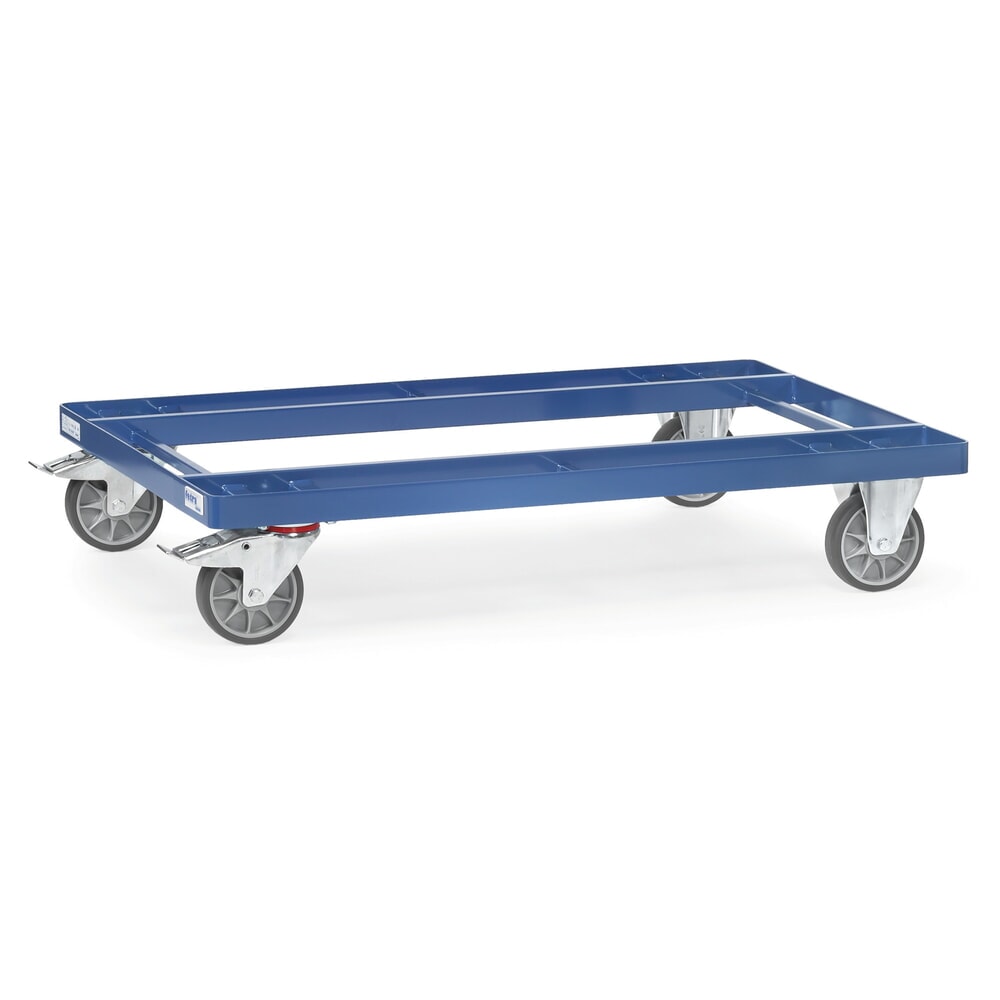 Illustration du produit: fetra® Rouleur, capacité de charge 500 kg, pour palettes 1 200 x 800 mm, pneumatiques en TPE