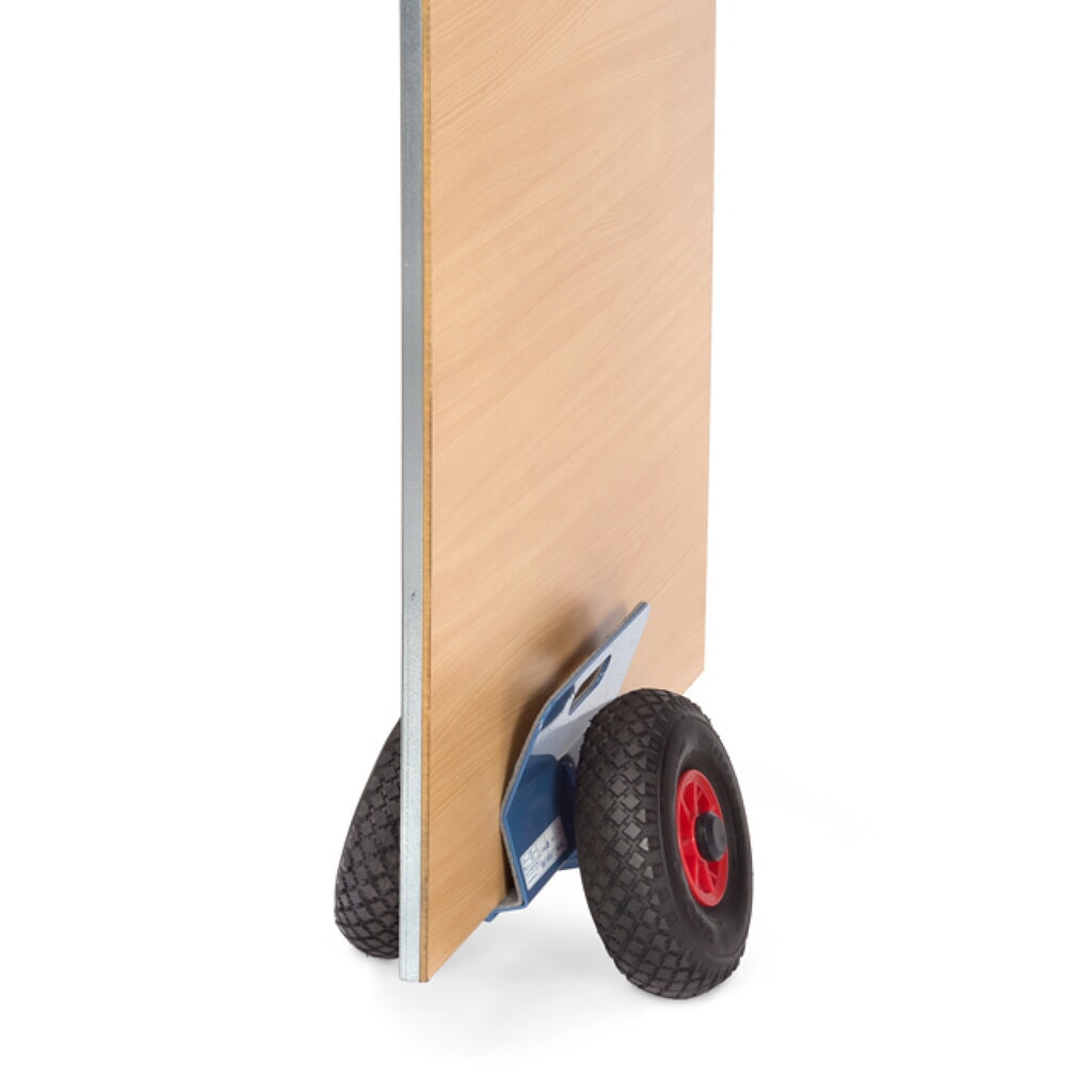 N° de l'image du produit 3 : fetra® Rouleur de panneaux avec mâchoires de serrage, capacité de charge 250 kg, largeur de serrage 0-60 mm, pneumatiques à bandage plein