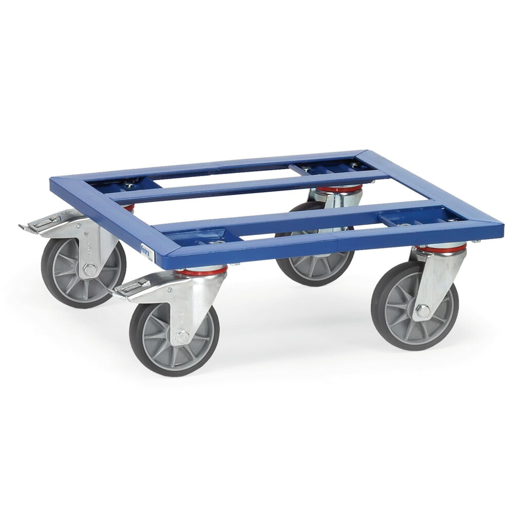 fetra® Plateau roulant avec cadre ouvert, capacité de charge 400 kg, surface de chargement 500 x 500 mm Illustration du produit: fetra® Plateau roulant avec cadre ouvert, capacité de charge 400 kg, surface de chargement 500 x 500 mm