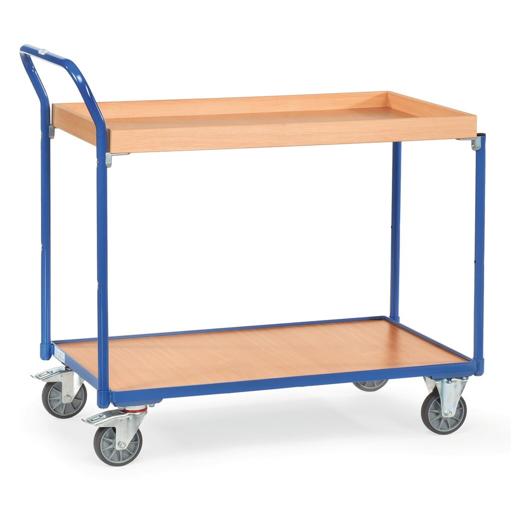 fetra® Servante, 1 tablette en bois + 1 caisson en bois 850 x 500 mm, hauteur 1 030 mm Illustration du produit: fetra® Servante, 1 tablette en bois + 1 caisson en bois 850 x 500 mm, hauteur 1 030 mm