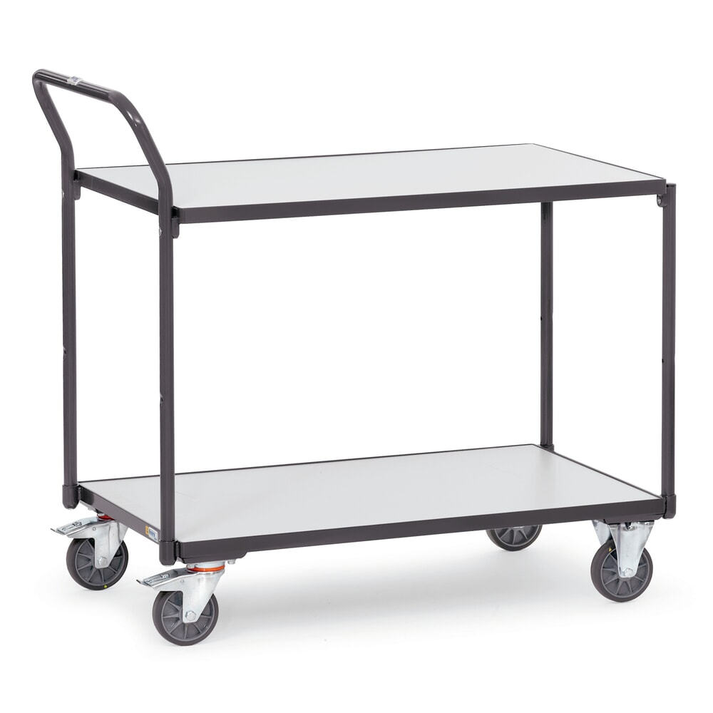 Illustration du produit: Servante ESD fetra®, capacité de charge 300 kg, 2 surfaces de chargement à 500 x 850 mm
