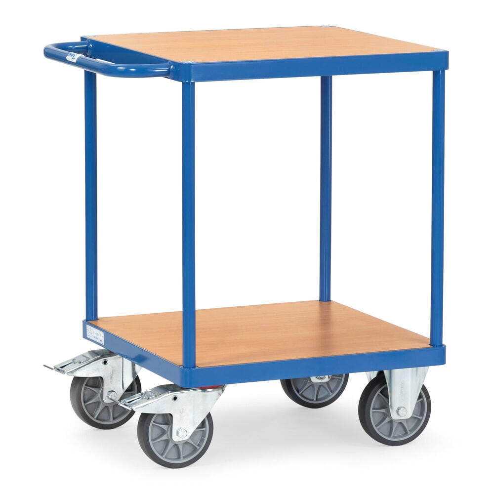 Illustration du produit: fetra® Servante et chariot de montage lourd, 2 plateaux de 600 x 600 mm