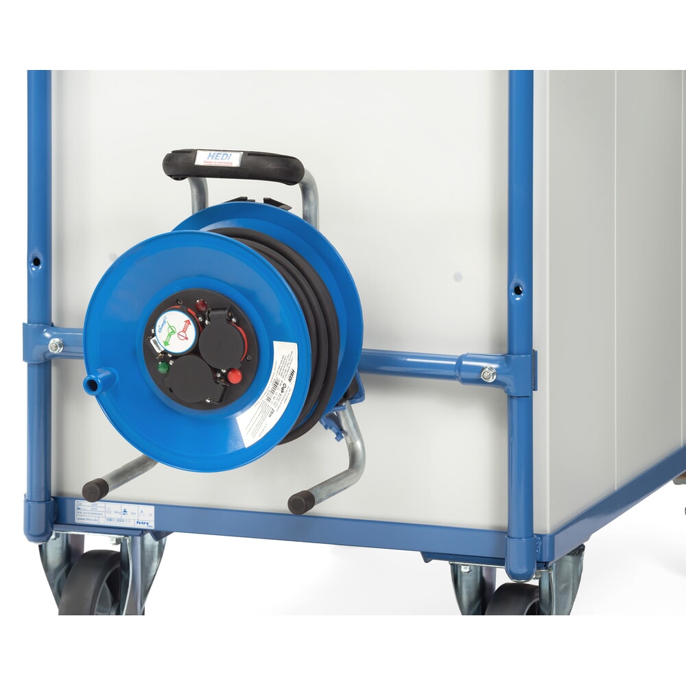 Illustration du produit: Tambour à câble pour chariot d'atelier fetra®, longueur du câble 25 m