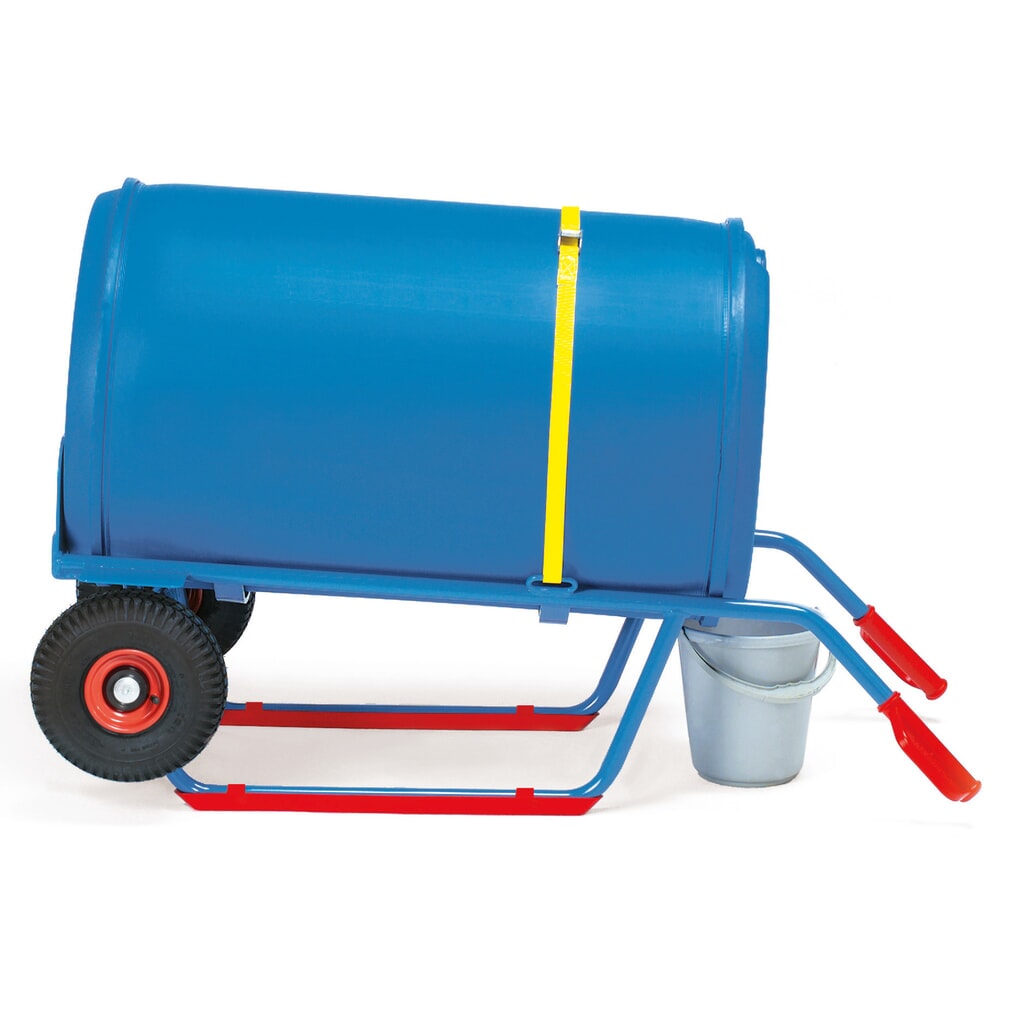 fetra® Chariot porte-fûts, capacité de charge 250 kg, pneumatiques à bandage plein N° de l'image du produit 3 : fetra® Chariot porte-fûts, capacité de charge 250 kg, pneumatiques à bandage plein