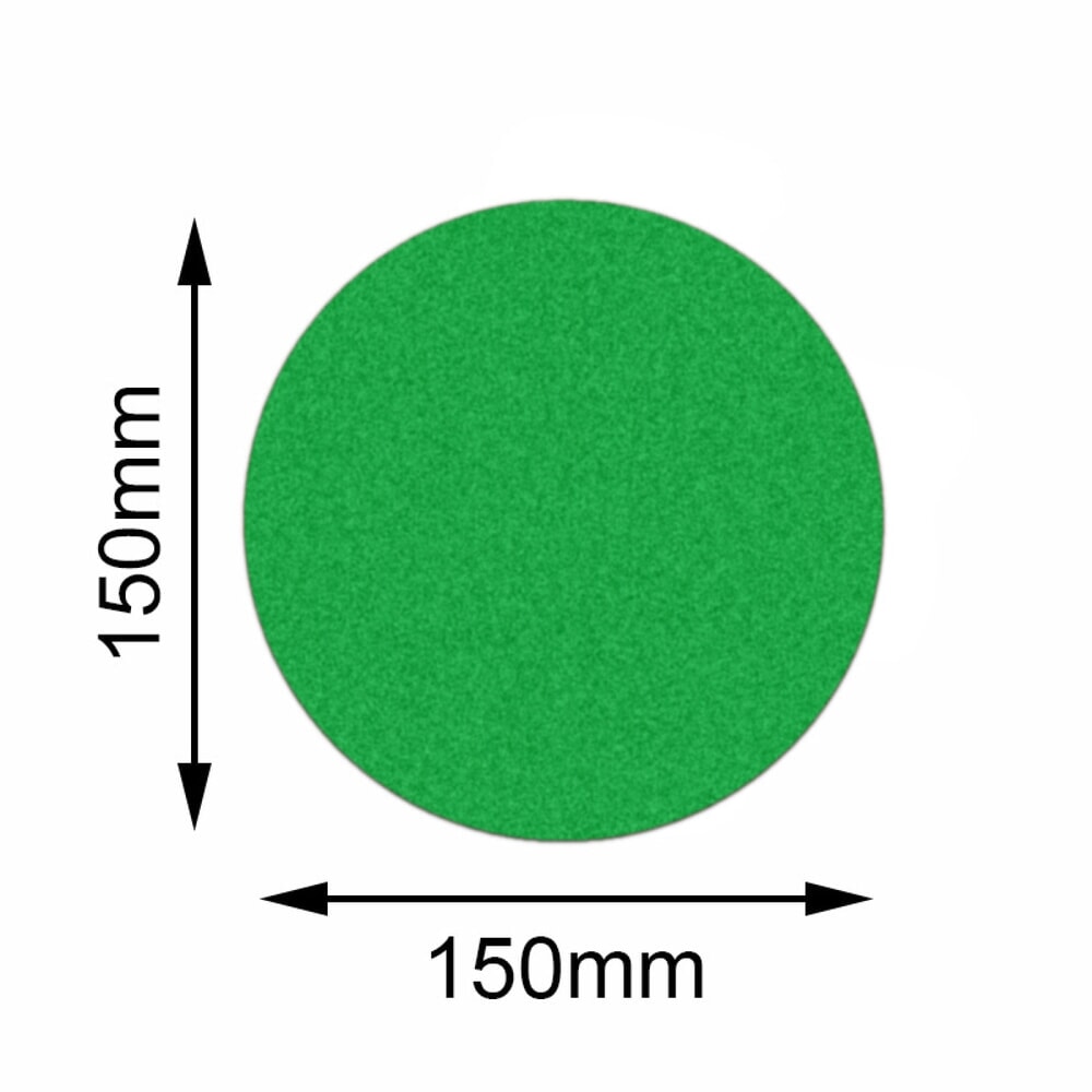 Illustration du produit: Appareil de marquage au sol Mehlhose Safety Cercle, vert, 150 mm, 10 pcs/UV