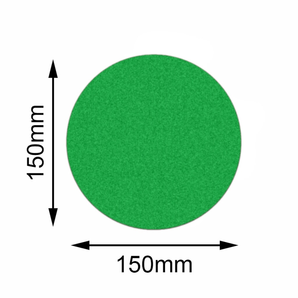 Appareil de marquage au sol Mehlhose Safety Cercle, vert, 150 mm, 10 pcs/UV Illustration du produit: Appareil de marquage au sol Mehlhose Safety Cercle, vert, 150 mm, 10 pcs/UV