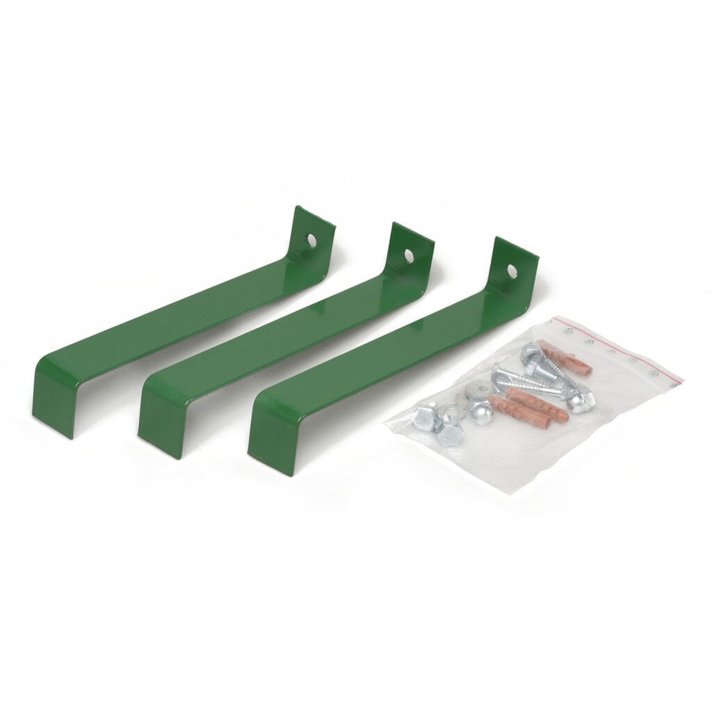 Fixation de sol pour collecteurs de déchets VAR®, 120 litres, porte à doubles battants Illustration du produit: Fixation de sol pour collecteurs de déchets VAR®, 120 litres, porte à doubles battants