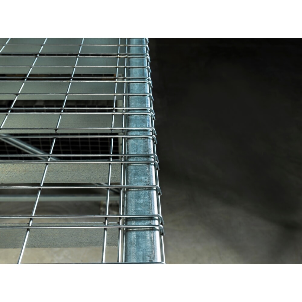 N° de l'image du produit 12 : Fond grillagé Steinbock® pour rayonnages à palettes, capacité de charge par emplacement 250 kg, 24 pcs/UV