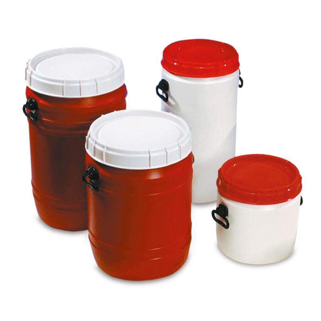 Fût à ouverture extra-large à large ouverture en PE, 17 litres Illustration du produit: Fût à ouverture extra-large à large ouverture en PE, 17 litres