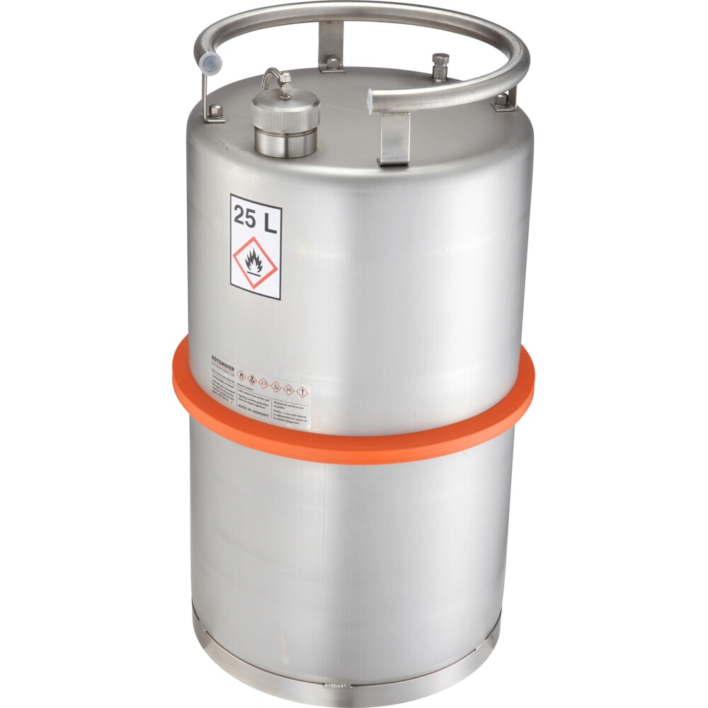 Illustration du produit: Fût debout en acier inoxydable, 25 litres