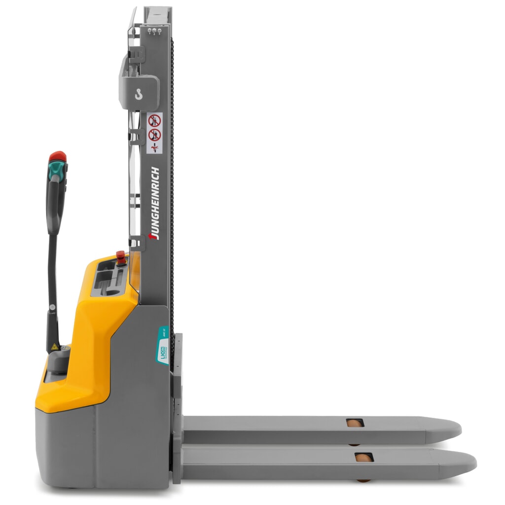 Gerbeur électrique Jungheinrich AMC 12, mât télescopique double, hauteur de levée 2 600 mm, capacité de charge 1 200 kg N° de l'image du produit 6 : Gerbeur électrique Jungheinrich AMC 12, mât télescopique double, hauteur de levée 2 600 mm, capacité de charge 1 200 kg
