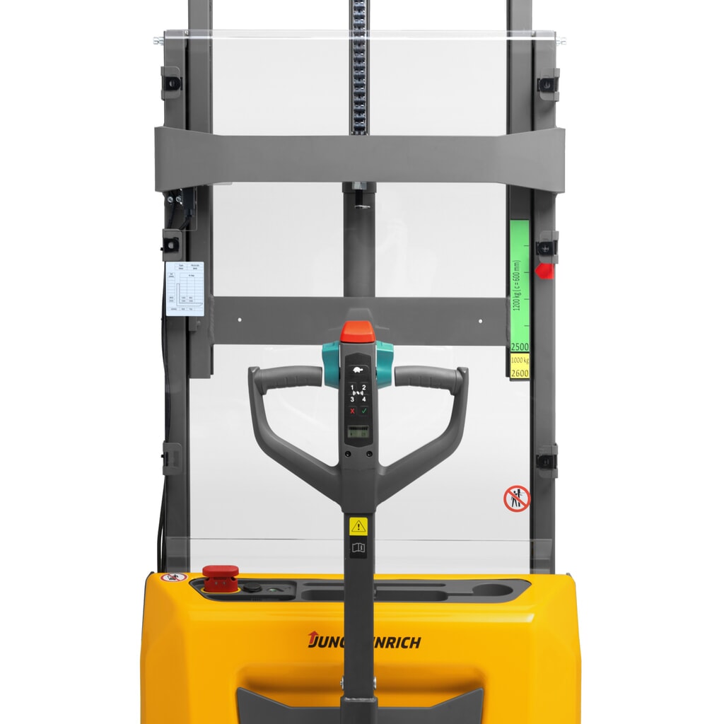 Gerbeur électrique Jungheinrich AMC 12, mât télescopique double, hauteur de levée 2 600 mm, capacité de charge 1 200 kg N° de l'image du produit 10 : Gerbeur électrique Jungheinrich AMC 12, mât télescopique double, hauteur de levée 2 600 mm, capacité de charge 1 200 kg