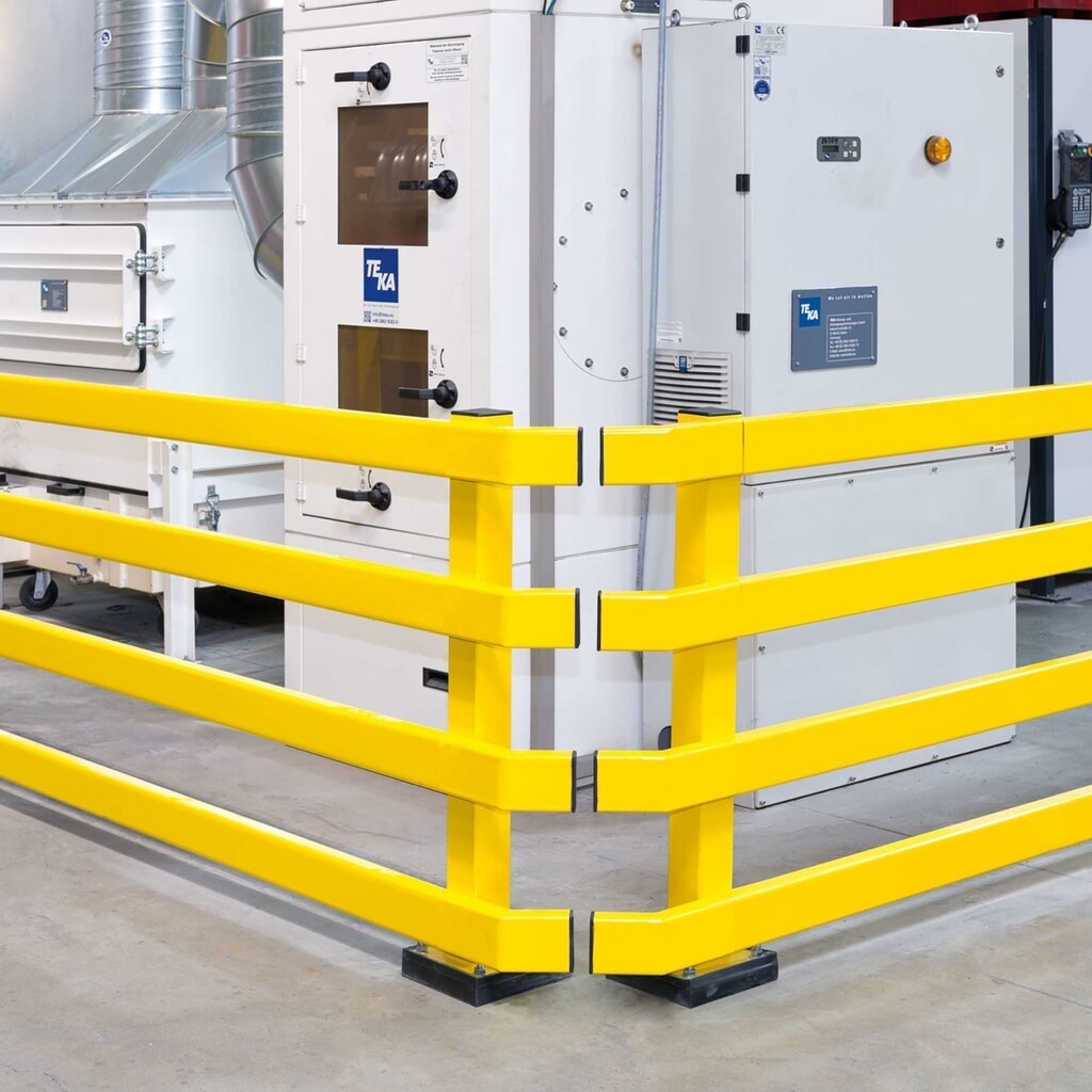 N° de l'image du produit 5 : Glissière de protection à profilé en C, pour l’extérieur, galvanisé + recouvert de plastique, longueur 1 500 mm