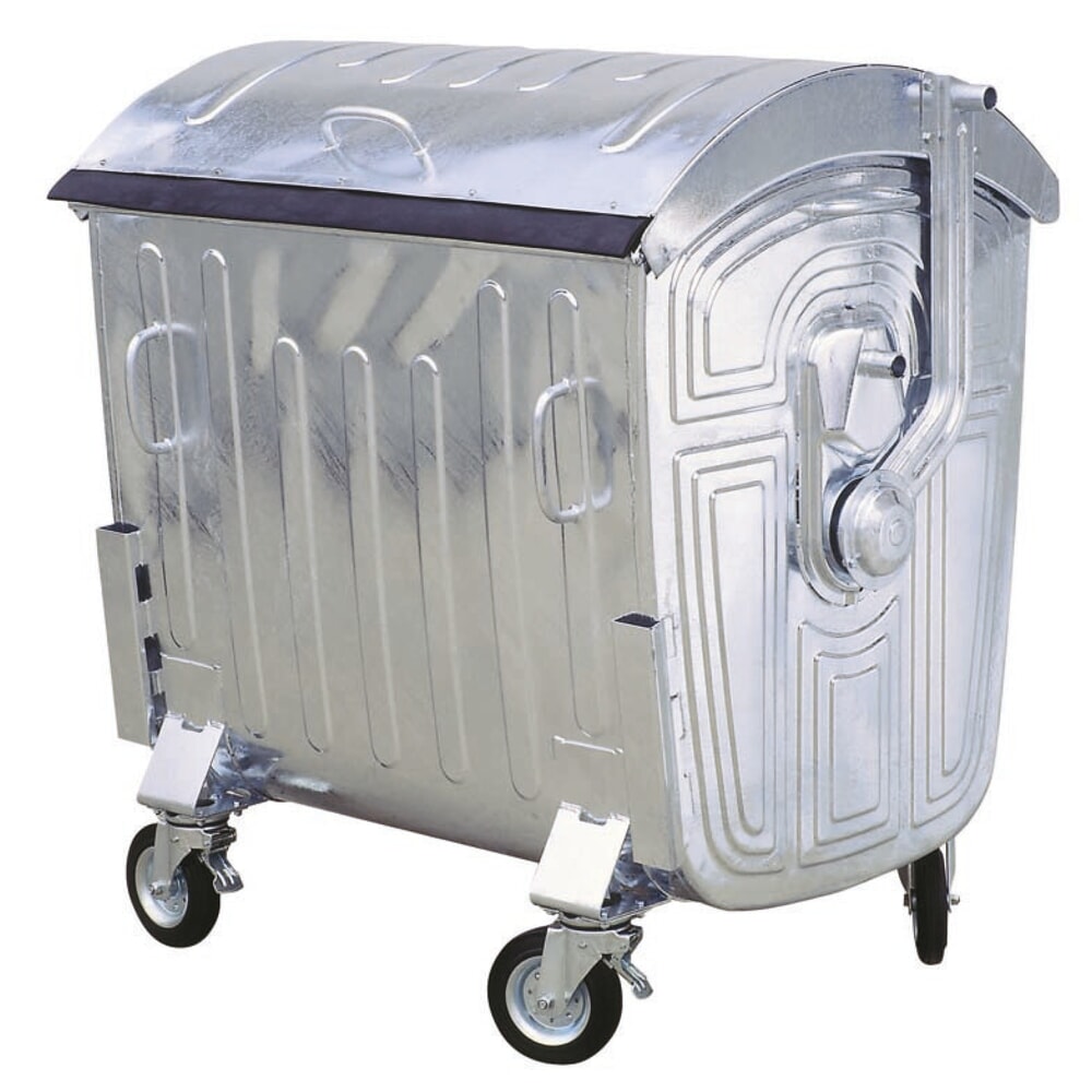 Illustration du produit: Grande poubelle, 1.100 litres, 4 roues directrices