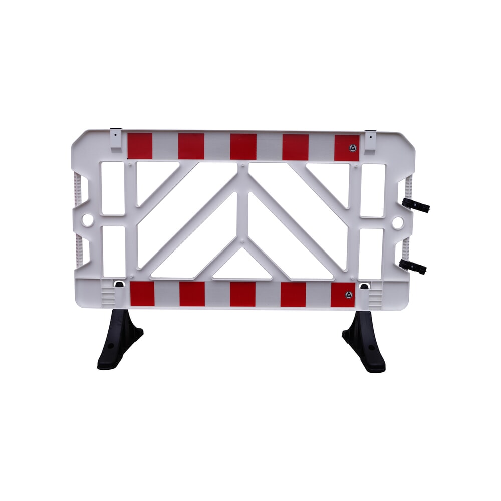 Illustration du produit: Grille de barrage en PP, pieds en PVC, blanc