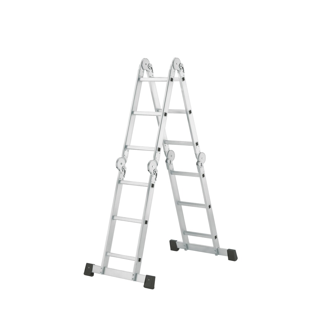 N° de l'image du produit 2 : Hailo M60, échelle universelle en aluminium, 4x3 échelons
