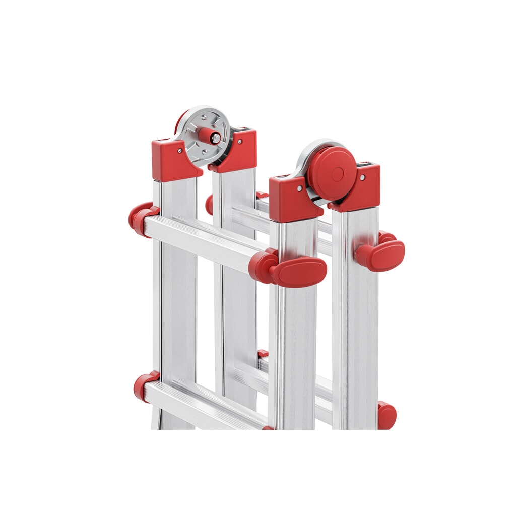 Hailo M80, échelle multifonctions en aluminium, 4x3 échelons N° de l'image du produit 4 : Hailo M80, échelle multifonctions en aluminium, 4x3 échelons