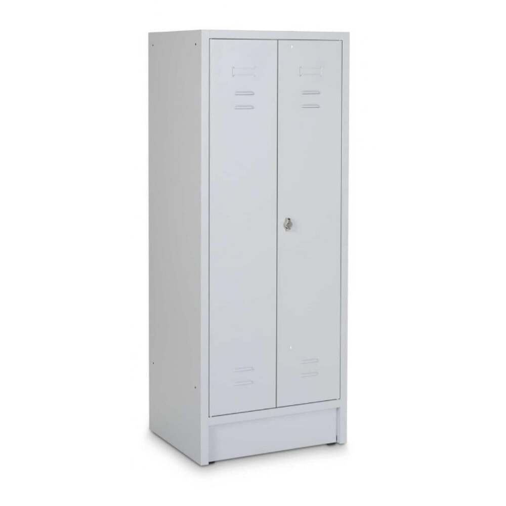 Illustration du produit: HEMMDAL Armoire à produits de nettoyage HPZ-1, serrure à cylindre, HxlxP 1 800 x 600 x 500 mm, gris clair