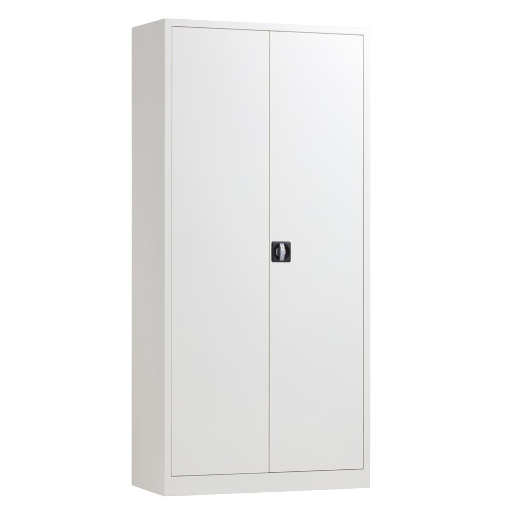 Illustration du produit: HEMMDAL Armoire à portes battantes HF-ST, 5 HC, HxlxP 1 950 x 920 x 420 mm, tablettes galvanisées, gris clair