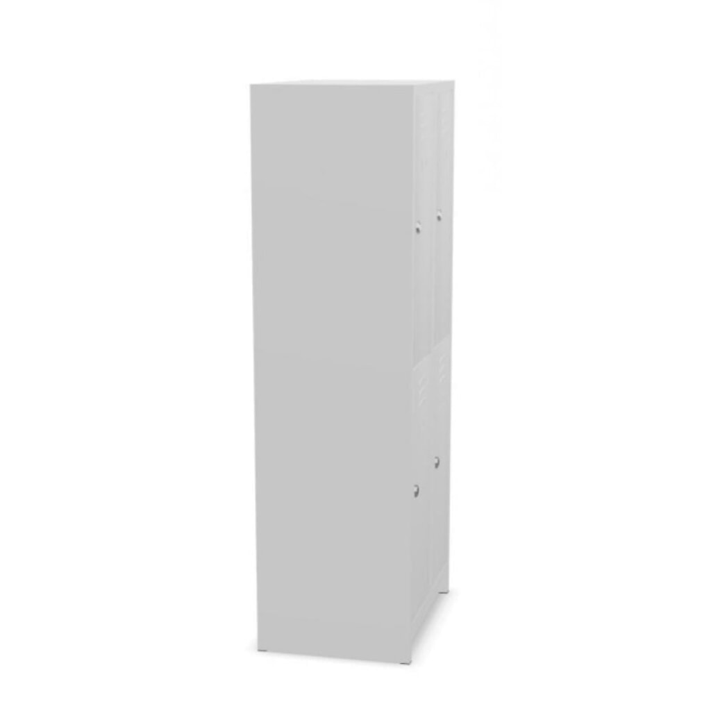 HEMMDAL Armoire-penderie avec banc HG-SB-2, fermeture à pêne tournant, 2 niveaux, 4 casiers, HxlxP 1 800 x 600 x 500 mm, gris clair N° de l'image du produit 5 : HEMMDAL Armoire-penderie avec banc HG-SB-2, fermeture à pêne tournant, 2 niveaux, 4 casiers, HxlxP 1 800 x 600 x 500 mm, gris clair