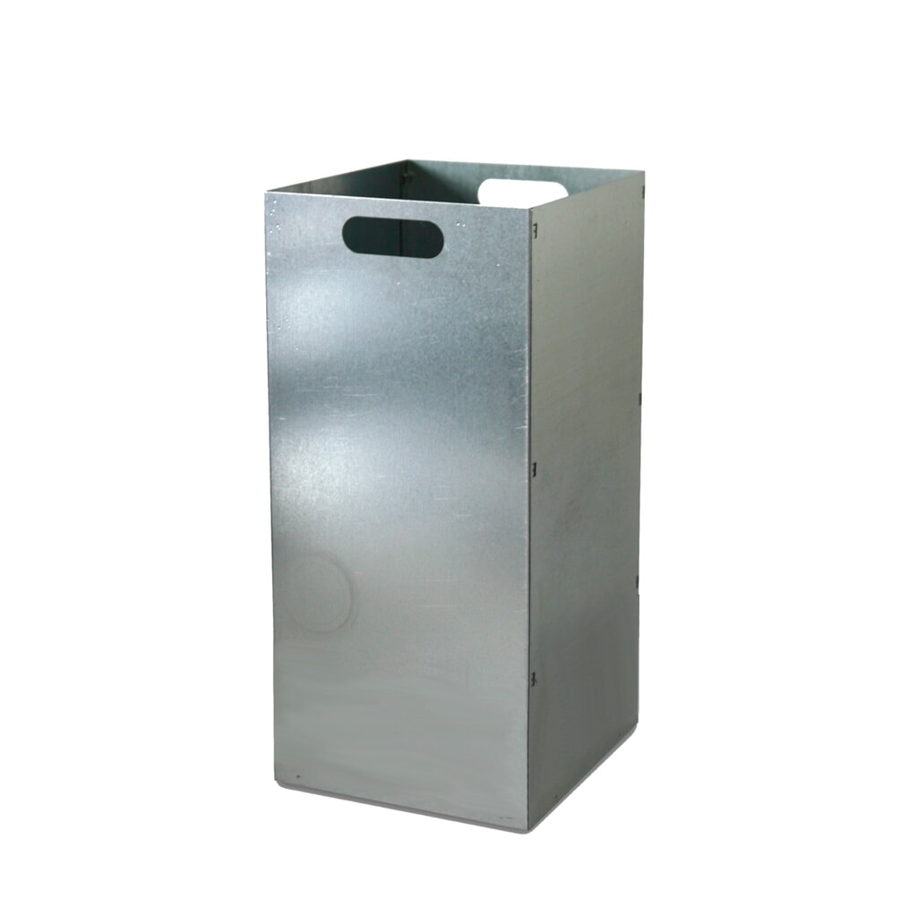 HEMMDAL Bac intérieur pour collecteur de matériaux 54 l, galvanisé Illustration du produit: HEMMDAL Bac intérieur pour collecteur de matériaux 54 l, galvanisé