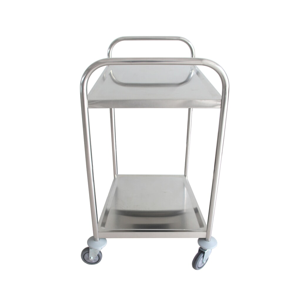 N° de l'image du produit 3 : Chariot de service en acier inoxydable HEMMDAL, 2 niveaux
