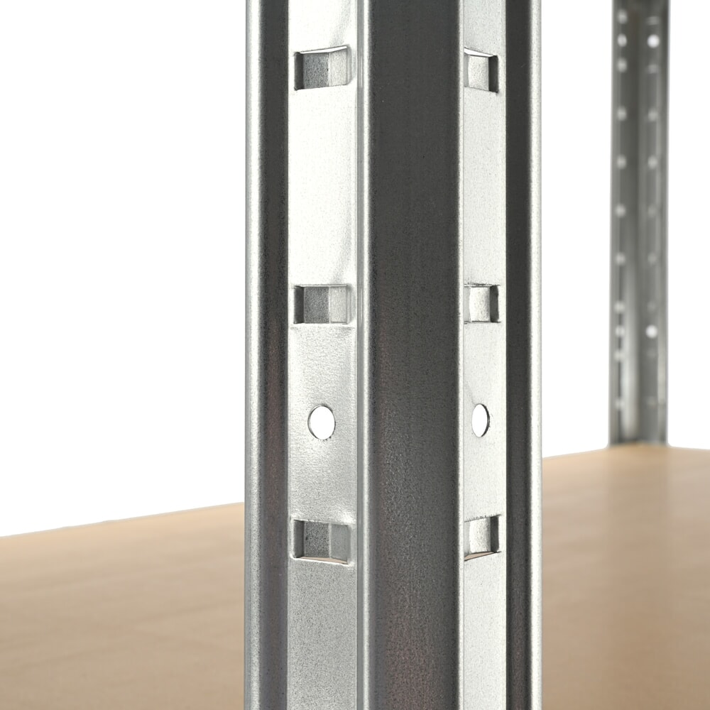 N° de l'image du produit 3 : HEMMDAL Rayonnage grande portée, système enfichable, charge par tablette 600 kg, galvanisé, HxlxP 1 770 x 1 600 x 450 mm