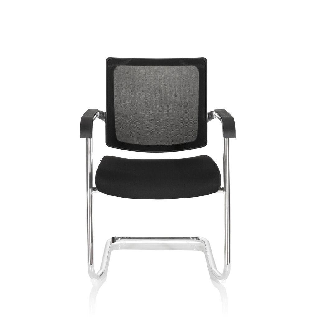 Illustration du produit: Chaise-visiteur / chaise de réunion hjh OFFICE LEVIA V, noir